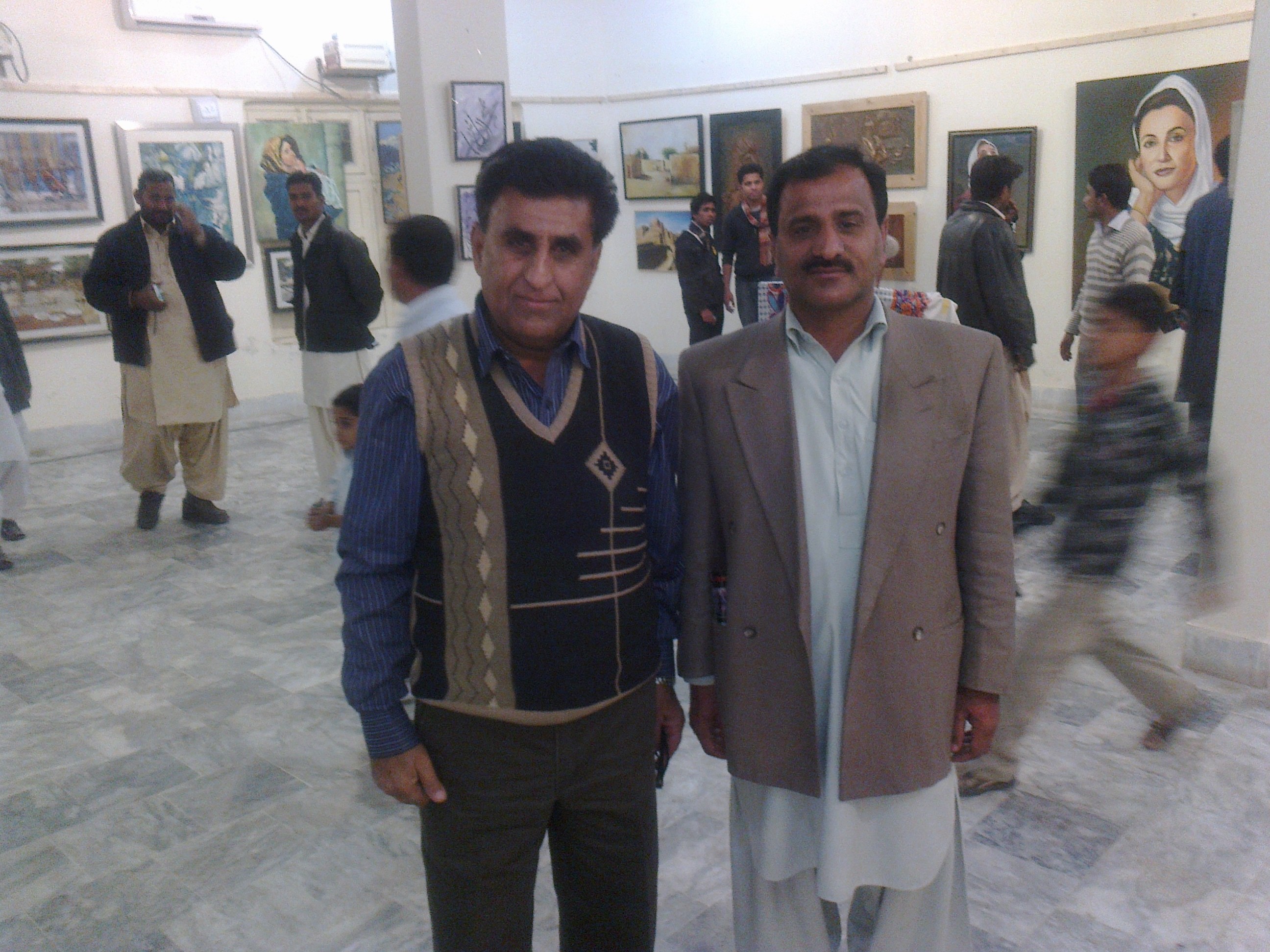 With Prof Dad Muhammad alias Anwar Pardesi at Khair Pur