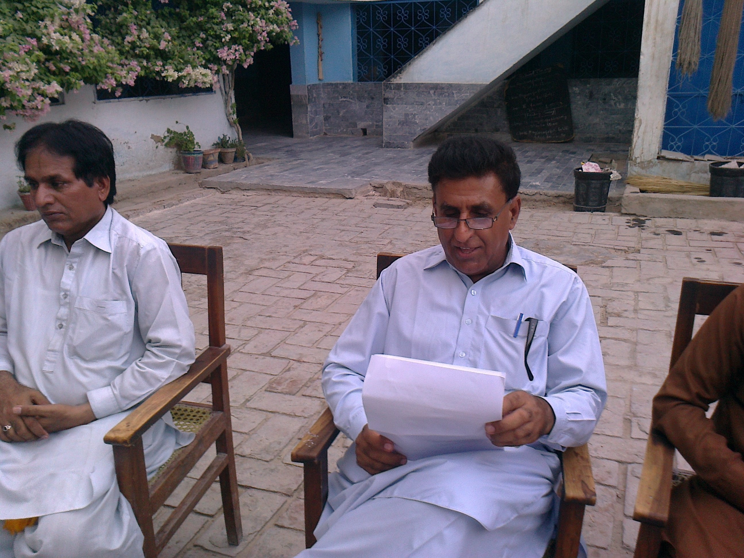 Reading paper on 59 birth day program of Professor Barkat Baloch